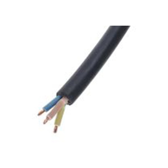 RS PRO,863-4027,四芯, 100 m长 电源电缆, 300 V, 500 V, 黑色 乙烯丙烯二烃单体护套 60 °C, H05-RRF, H05RR-F系列