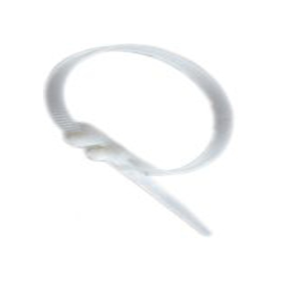 RS PRO,865-9663,尼龙 66 电缆扎带, 双重锁定, 阻燃, 天然色, 382 mm长x9 mm宽, 55kg拉伸强度, DK系列