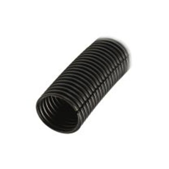 RS PRO,875-0255,未涂层 塑料 电缆导管, Φ32 mm标称, 50 m长, 3.61 mm螺纹, 黑色, CR系列