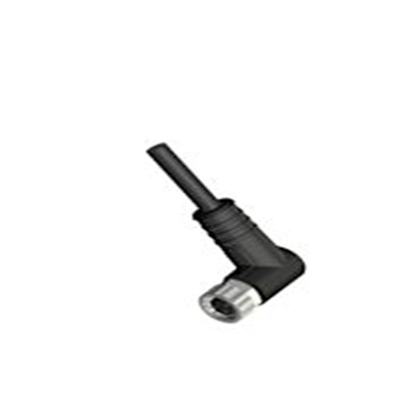 RS PRO,877-1025,RS PRO 传感器执行器电缆, 2 m长 3, 直角 母插转无端接 无端接, 聚氯乙烯 黑色护套, IP40, CBF系列