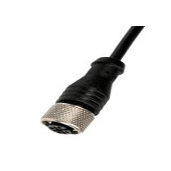 RS PRO,877-1072,RS PRO 传感器执行器电缆, 2 m长 5, 直向 母插转自由端 无端接, PU 黑色护套, IP40, CBF系列