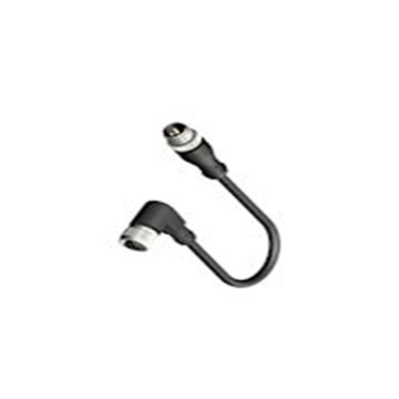 RS PRO,877-1088,RS PRO 传感器执行器电缆, 2 m长 5, 直角 母插 5转直 公, 聚氯乙烯 黑色护套, IP40, CDF系列