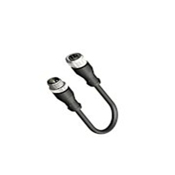 RS PRO,877-1104,RS PRO 传感器执行器电缆, 5 m长 5, 直向 母插 5转直 公, 聚氯乙烯 黑色护套, IP40, CDF系列