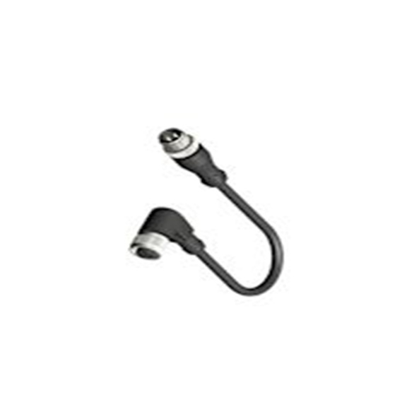 RS PRO,877-1195,RS PRO 传感器执行器电缆, 2 m长 4, 直角 母插 3转直 公, 聚氯乙烯 黑色护套, IP40, CDF系列