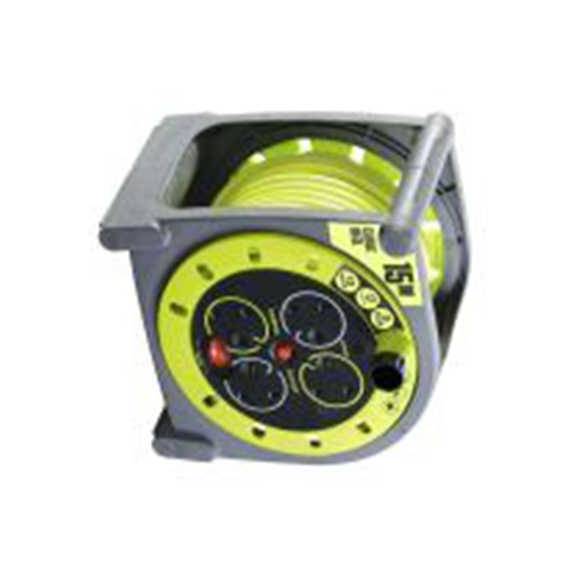 RS PRO,889-2488,黄色 电缆卷筒, 额定电压240 V, 4个 G 型插座, 电缆长15 m