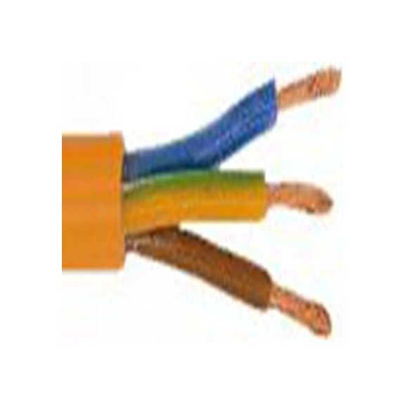 RS PRO,916-3591,RS PRO 三芯电力电缆, 2.5 mm², 30 A, 450 V，750 V, 橙色PVC护套