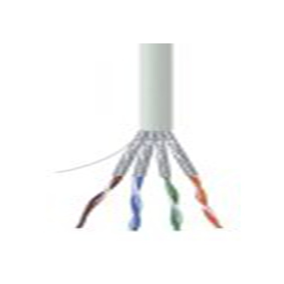 RS PRO,113-5906,100 m Cat7 以太网电缆, U/FTP屏蔽, 灰色 聚氯乙烯护套