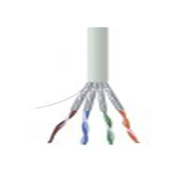 RS PRO,113-5907,100 m Cat7 以太网电缆, U/FTP屏蔽, 灰色 低烟，无卤护套