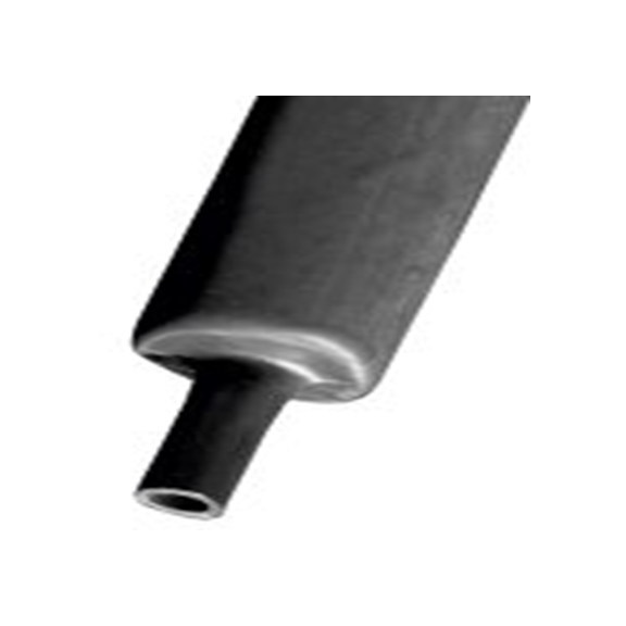 RS PRO,137-410,RS PRO 阻燃 聚烯烃 热缩管, 黑色, Φ63 mm, 100cm长, 3:1收缩比, 19 mm收缩径