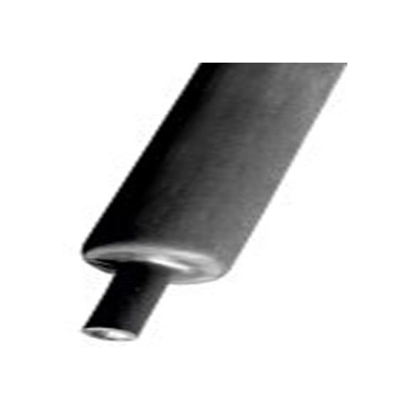 RS PRO,137-413,RS PRO 否 聚烯烃 热缩管, 黑色, Φ12 mm, 100cm长, 4 mm收缩径, RPKH1系列