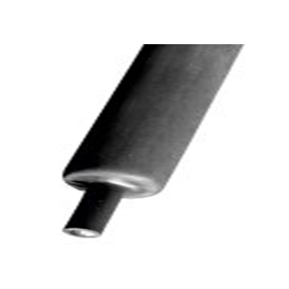 RS PRO,137-415,RS PRO 否 聚烯烃 热缩管, 黑色, Φ18 mm, 100cm长, 6 mm收缩径, RPKH1系列