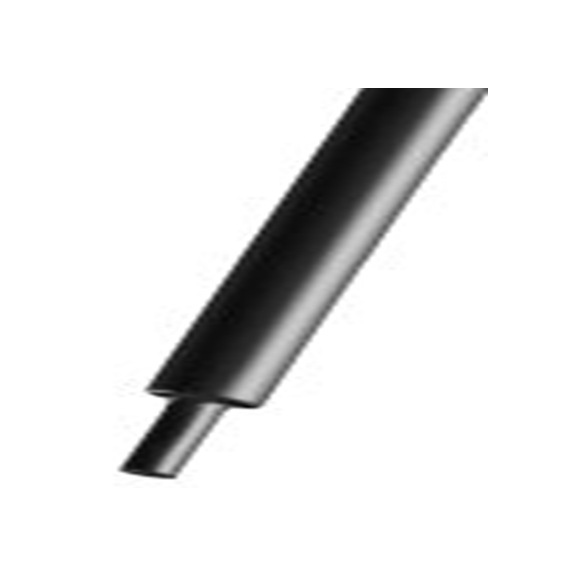 RS PRO,137-440,RS PRO 否 聚烯烃 热缩管, 黑色, Φ6.4 mm, 100cm长, 2:1收缩比, 3.2 mm收缩径