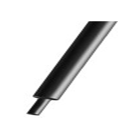 RS PRO,137-444,RS PRO 阻燃 聚烯烃 热缩管, 黑色, Φ2.4 mm, 100cm长, 2:1收缩比, 1.2 mm收缩径
