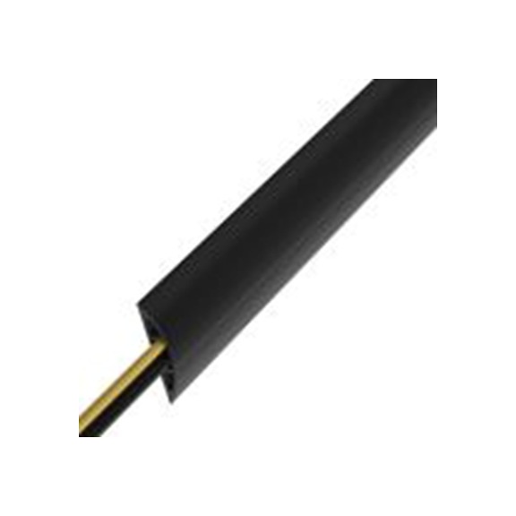RS PRO,137-627,RS PRO, 4.5 m长 减速带线槽, 聚氯乙烯制, 黑色, 17 mm内径
