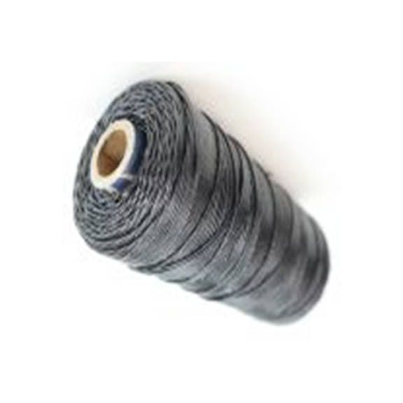 RS PRO,245-805,PVC涂层, 尼龙 电缆束紧绳, 1 mm宽, 500 m长, 黑色, 9.97kg拉伸强度