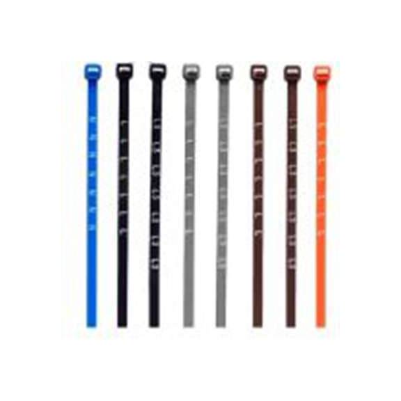 RS PRO,278-119,尼龙 66 印字扎带, 不易松脱, 自熄灭, 黄色, 200 mm长x4.8mm宽, 80N拉伸强度, Phase Marker系列