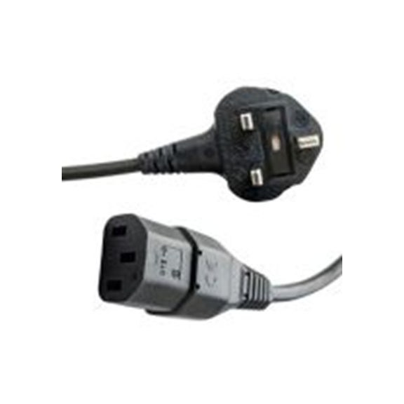 RS PRO,558-926,5 m 电源电缆, 25V, IEC C13, 直向转BS1369 聚氯乙烯, 黑色, 符合SASO TEST REPORT, Eu 2003/11/EC (Counci