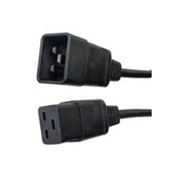 RS PRO,558-933,2 m 电源电缆, 25V, IEC C19, 直向转IEC C20, 直 聚氯乙烯, 黑色, 符合ENEC, CE标准