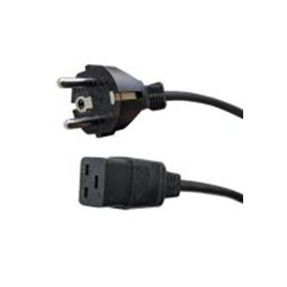 RS PRO,558-952,2.5 m 电源电缆, 25 V, IEC C19, 直向转CEE 7/7, 直 聚氯乙烯, 黑色, 符合Eu 2003/11/EC (Council 76/769/EE