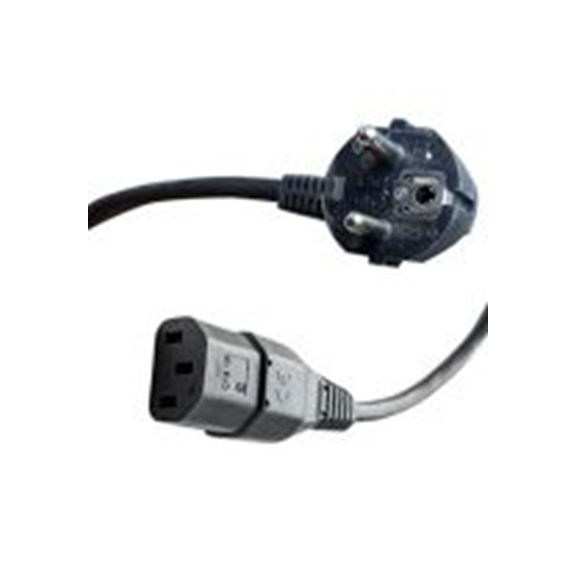 RS PRO,558-980,2.5 m 电源电缆, 25V, IEC C13, 直向转CEE 7 聚氯乙烯, 黑色, 符合CEBEC, EN60320 /C13, CE, K, EU 2002/96