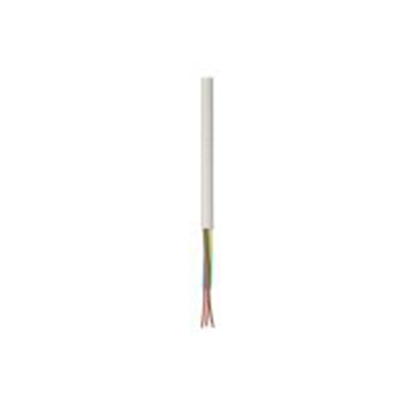 RS PRO,606-081,五芯, 100 m长 电源电缆, 500 V, 黑色, 白色 聚氯乙烯护套 70 °C