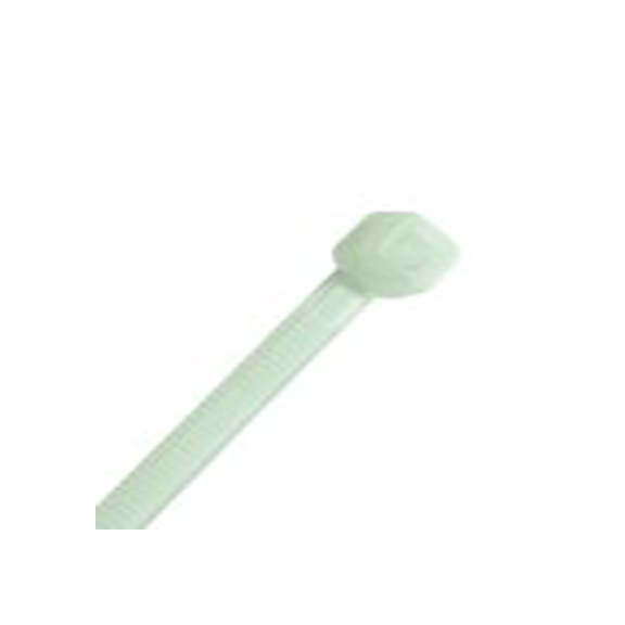 RS PRO,656-021,尼龙 电缆扎带, 不易松脱, 自熄灭, 天然色, 300 mm长x4.8 mm宽, 224N拉伸强度, Heat Stabilised系列