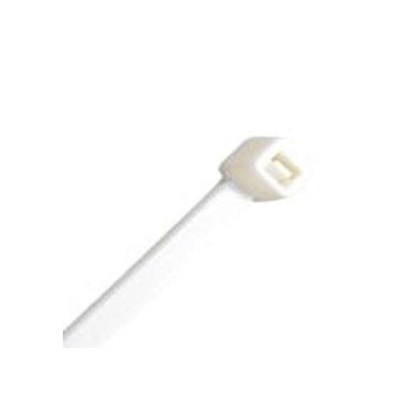 RS PRO,656-033,尼龙 电缆扎带, 不易松脱, 自熄灭, 白色, 100 mm长x2.5 mm宽, 80N拉伸强度, Flame Retardant系列