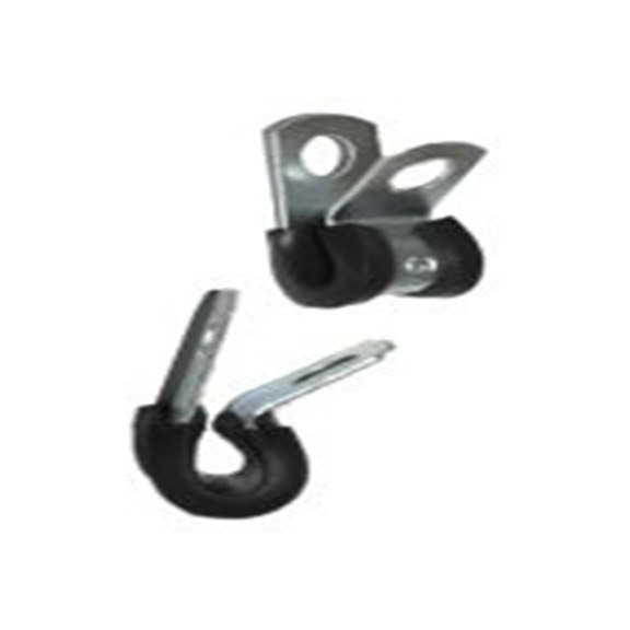 RS PRO,172-0840,橡胶, 钢, 黑色, 最大捆束4.76 mm, 螺钉固定