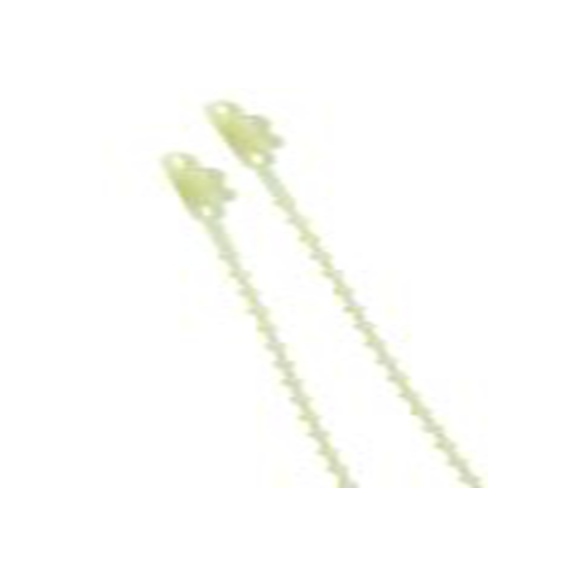 RS PRO,178-9496,尼龙 66 电缆扎带, 双头节点, 阻燃, 天然色, 230 mm长x3.6 mm宽