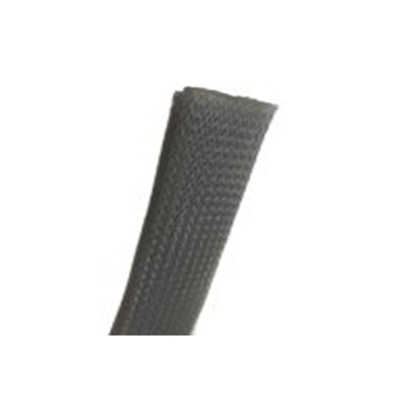 RS PRO,179-7012,可扩展 聚乙烯对苯二酸盐 灰色 电缆套管, 15m长 编织层 12 mm, BSPETFR系列