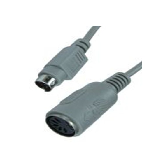 RS PRO,182-8516,RS PRO KVM 电缆, PS/2 公至Mini DIN 母插, 150 mm长, 灰色