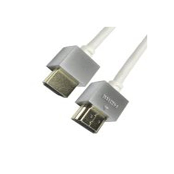 RS PRO,182-8774,HDMI 电缆, HDMI 公转 HDMI 公, 2 m长, CDLHDFLEX系列, 白色