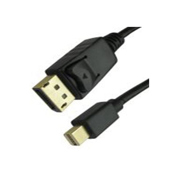 RS PRO,182-8779,RS PRO DP线, 5 m长, 屏接口 公转微型 DisplayPort 公, 黑色 聚氯乙烯护套