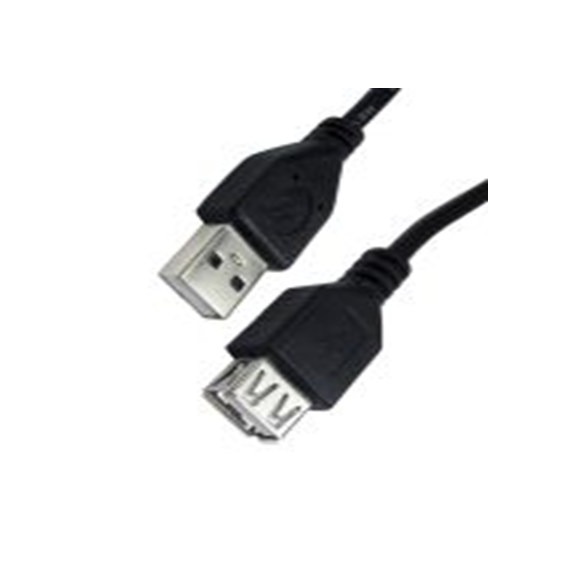 RS PRO,186-3012,RS PRO , USB A 型 公转USB A 型 母插, 500 mm长, USB 2.0, 黑色