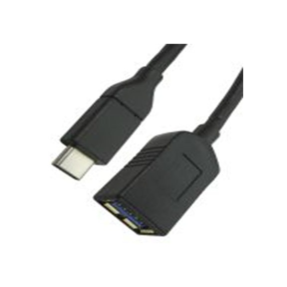 RS PRO,186-3057,RS PRO , USB C 型 公转USB A 型 母插, 500 mm长, 黑色