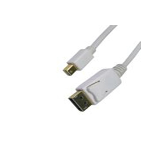 RS PRO,186-3060,RS PRO DP线, 2 m长, 微型 DisplayPort 公转屏接口 公, 白色 聚氯乙烯护套