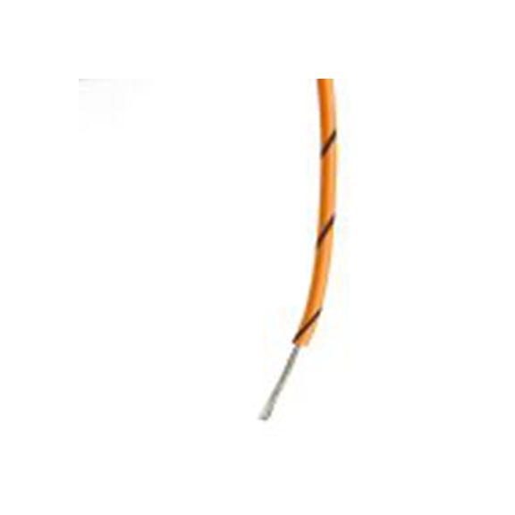 RS PRO,196-4281,黑色, 橙色 单芯 2型 架空电缆, 0.5 mm², 100 m长 16/0.2 mm, 20 AWG 聚氯乙烯, 1000 V ac, 最高85 °C