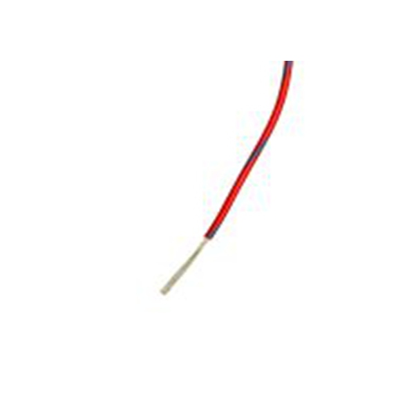 RS PRO,196-4287,蓝色, 红色 单芯 2型 架空电缆, 0.5 mm², 100 m长 16/0.2 mm, 20 AWG 聚氯乙烯, 1000 V ac, 最高85 °C