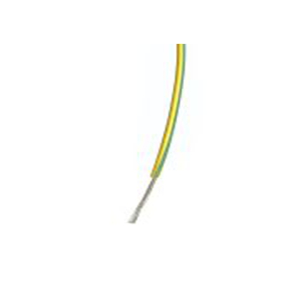 RS PRO,196-4296,绿色, 黄色 单芯 2型 架空电缆, 0.5 mm², 500 m长 16/0.2 mm, 20 AWG 聚氯乙烯, 1000 V ac, 最高85 °C