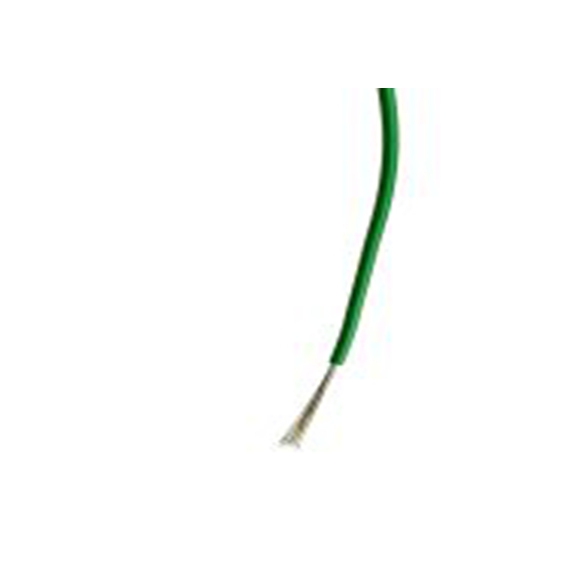 RS PRO,196-4313,绿色 单芯 设备电线 架空电缆, 0.75 mm², 100 m长 24/0.2 mm, 18 AWG 聚氯乙烯, 1500 V ac, 最高85 °C