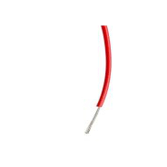 RS PRO,196-4318,红色 单芯 单芯 架空电缆, 0.75 mm², 100 m长 24/0.2 mm, 18 AWG 聚氯乙烯, 1500 V ac, 最高85 °C