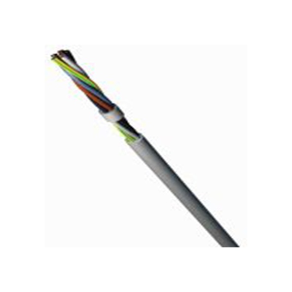 RS PRO,201-0550,三芯, 50 m长 电源电缆, 300/500 V, 灰色 聚氯乙烯护套 70 °C, H05VVF系列