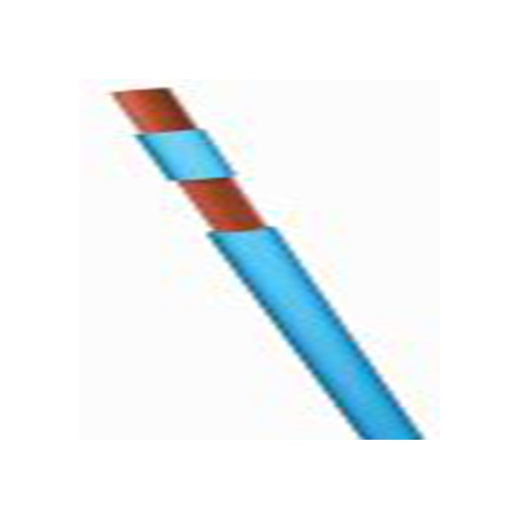 RS PRO,201-0557,淡蓝色 PVC 电线 架空电缆, 10 mm², 100 m长, 8 AWG 聚氯乙烯, 450/750 V, 最高70 °C, H07V-K系列