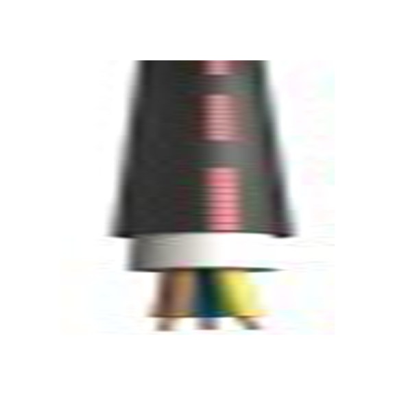 RS PRO,201-0587,五芯, 100 m长 电源电缆, 0.6/1 kV, 黑色 交联聚乙烯护套 70 °C, U1000RO2V系列