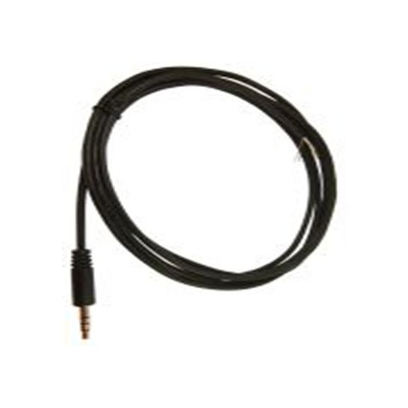 RS PRO,205-0429,RS PRO 辅助电缆, 3.5 mm 立体声插孔 公转无端接, 2 m长, 黑色
