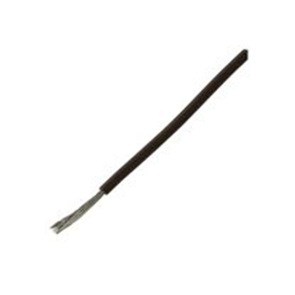 RS PRO,207-5299,黑色 单芯 架空电缆, 0.75 mm², 100 m长 16/0.25 mm, 18 AWG 聚氯乙烯, 300 V, 最高105 °C, RS PRO系列