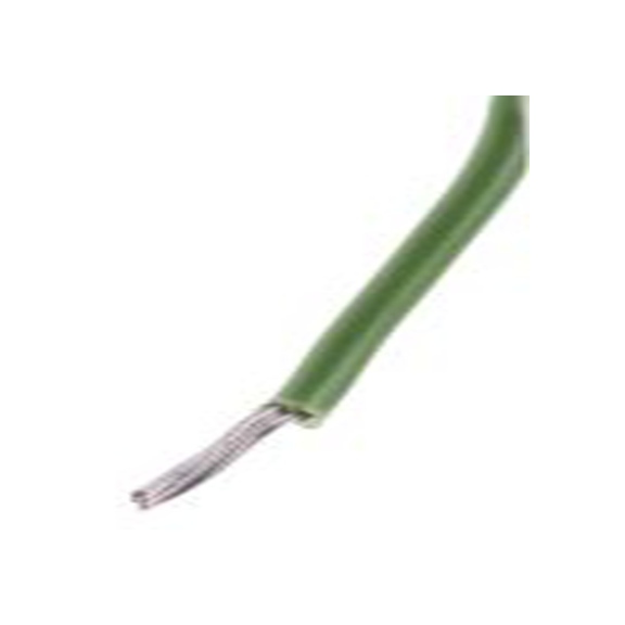 RS PRO,207-5305,绿色 单芯 架空电缆, 0.33 mm², 100 m长 7/0.25 mm, 22 AWG 聚氯乙烯, 300 V, 最高105 °C, RS PRO系列