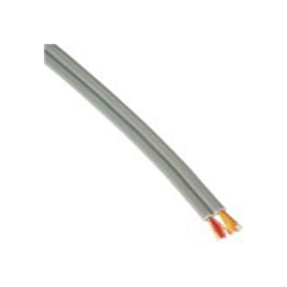 RS PRO,207-5328,2芯 屏蔽 音频线, 0.14 mm²线规, 自熄灭 25 m, 灰色 聚乙烯护套