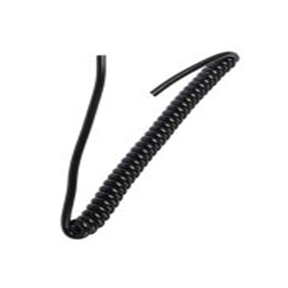 RS PRO,208-0196,2芯, 2 m长 电源电缆, 250 V, 黑色 聚氯乙烯护套 50 °C