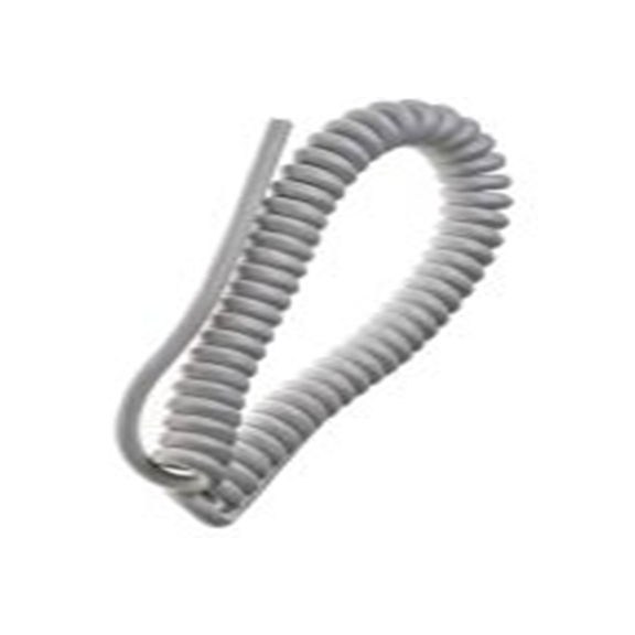 RS PRO,208-0207,2芯, 1.5 m长 电源电缆, 300/500 V, 灰色 聚氯乙烯护套 50 °C